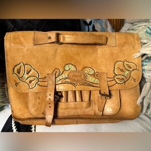 Sergios Leather Creations- Mexican Leather Briefcase